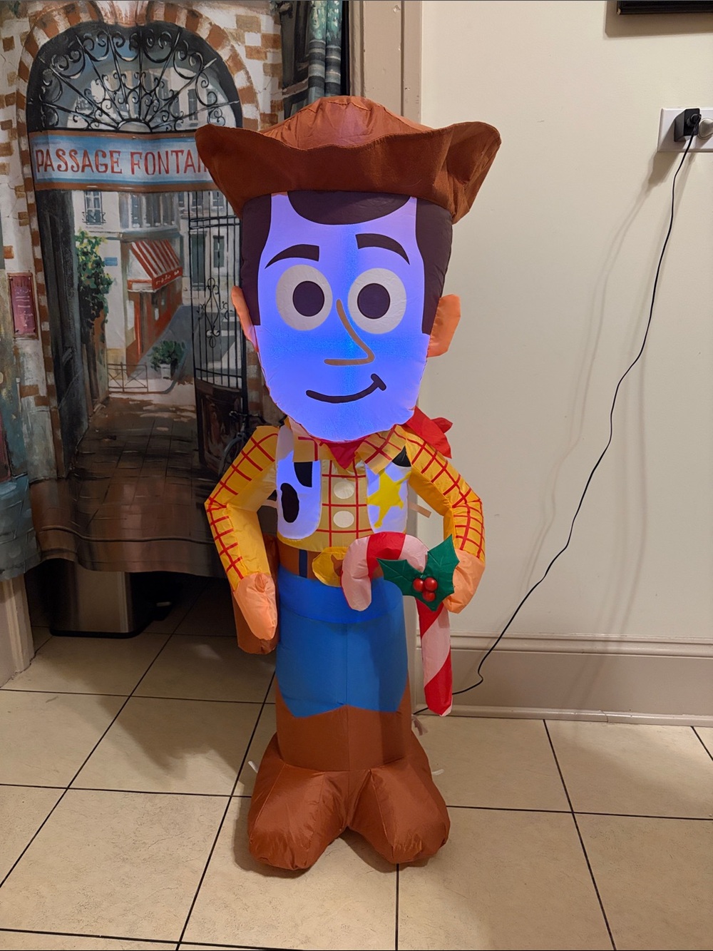Disney Toy Story Woody Christmas Inflatable
